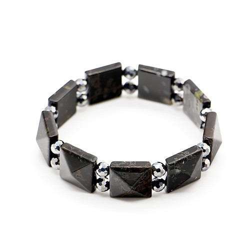 귀매옥 테라 피라미드 팔찌 국내제작