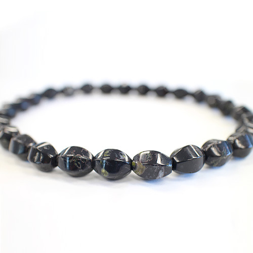 귀매옥 호안석 물방울비드목걸이