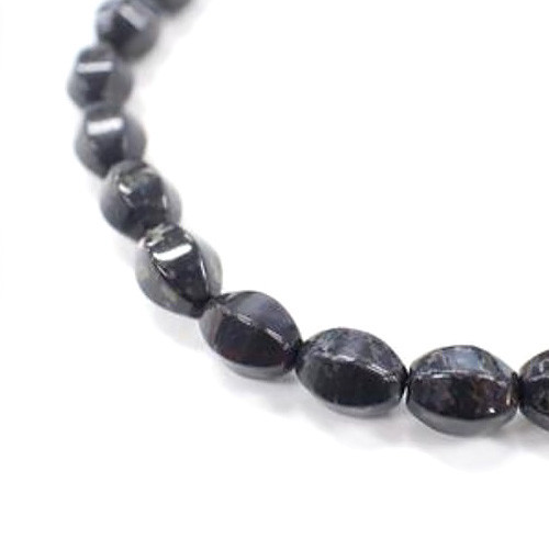 귀매옥 호안석 물방울비드목걸이